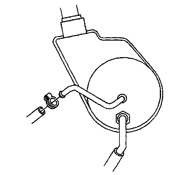 Factory diagram — Power Steering Line/Hose