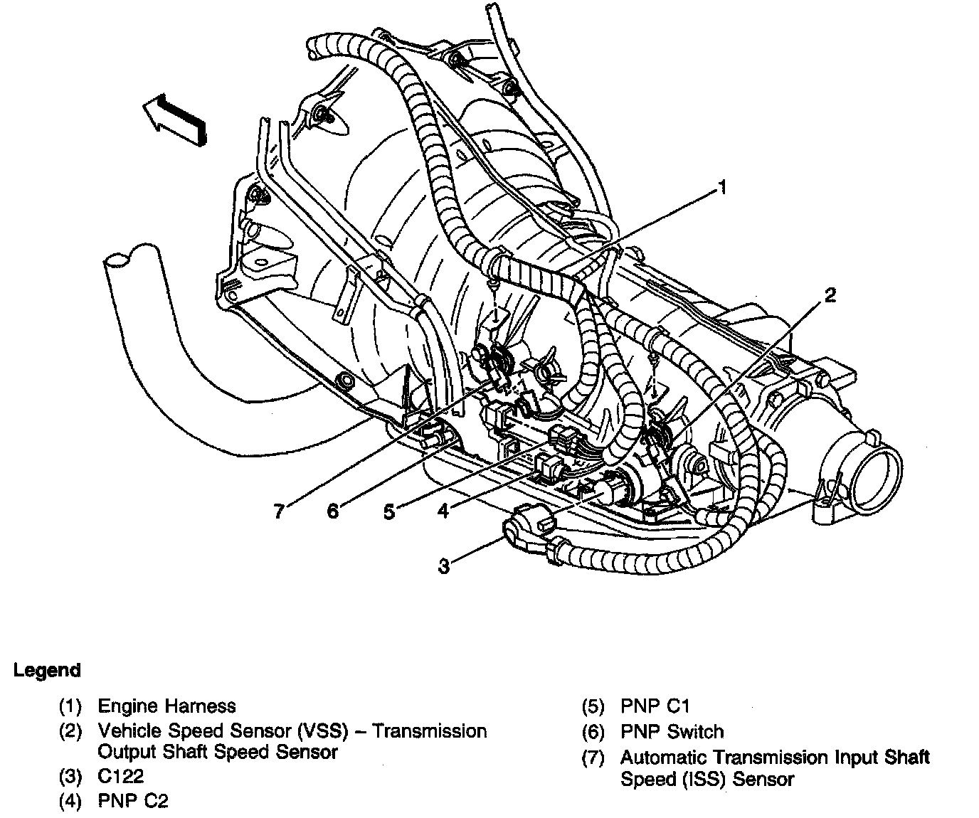Factory diagram — Connector Locations