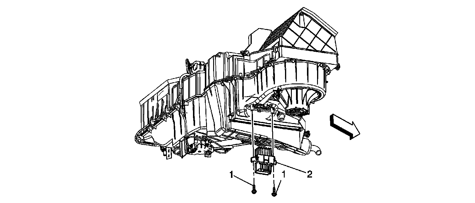 Factory diagram — Control Module HVAC