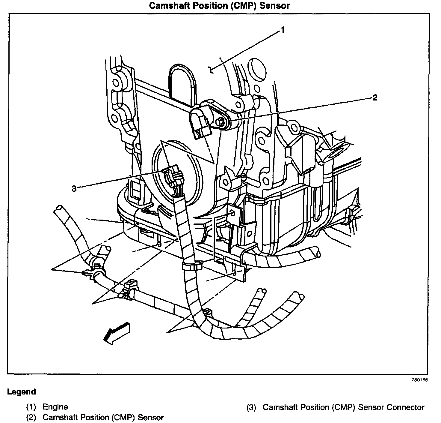 Factory diagram — Camshaft Position Sensor