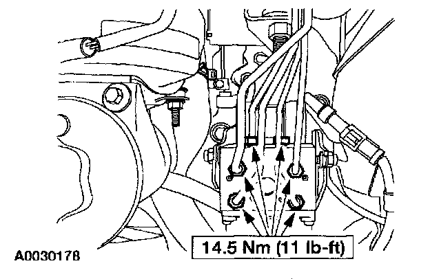 Factory diagram — Hydraulic Control Assembly - Antilock Brakes