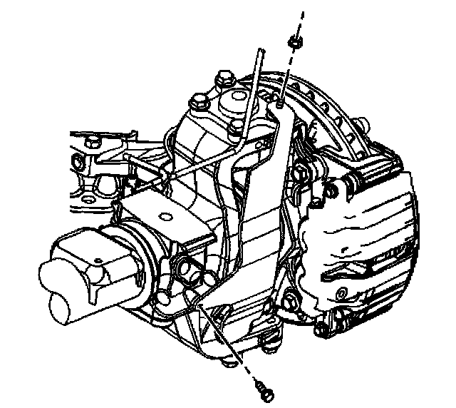 Factory diagram — Brake Caliper Bracket Replacement - Rear
