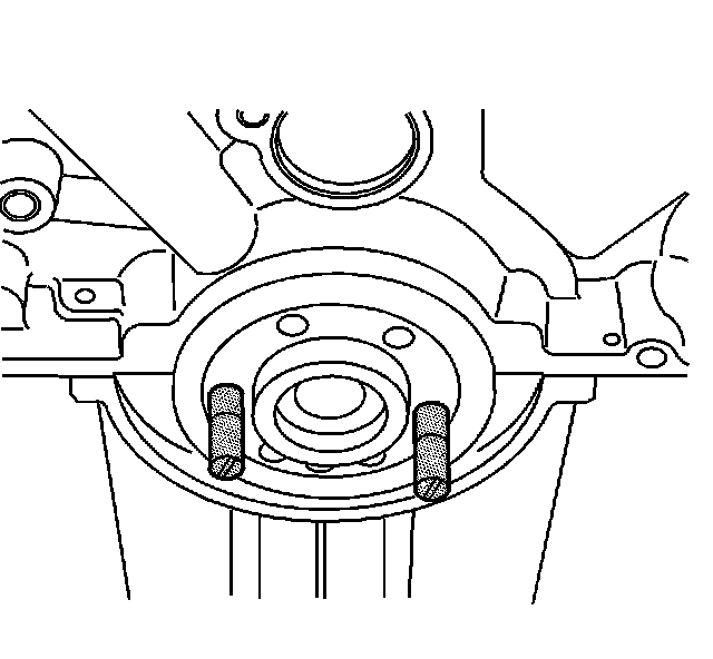 Factory diagram — Rear Crankshaft Main Bearing Seal