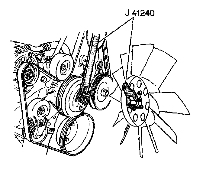 Factory diagram — Fan Clutch