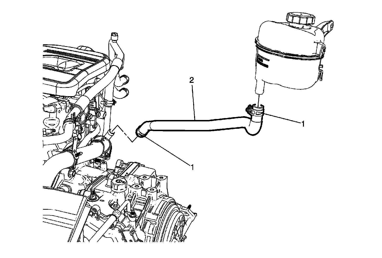 Factory diagram — Coolant Reservoir