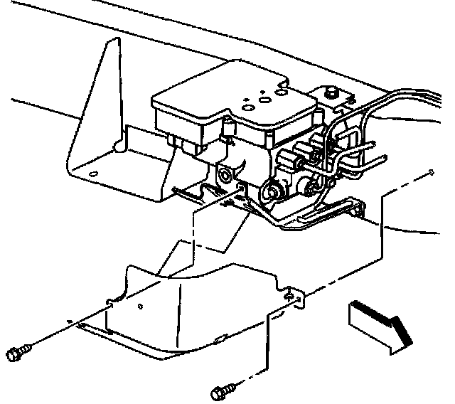 Factory diagram — Brake Proportioning/Combination Valve