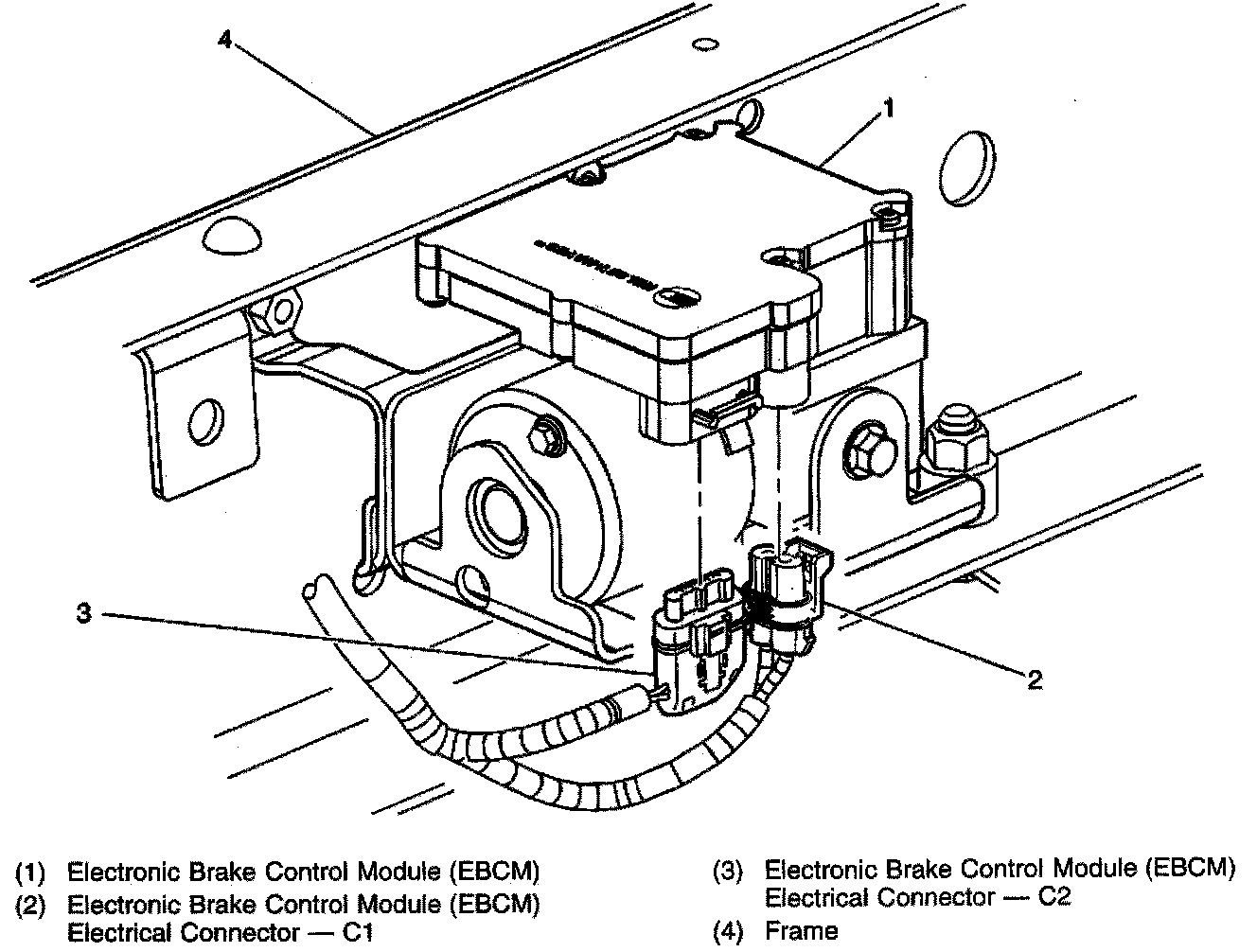 Factory diagram — Electronic Brake Control Module