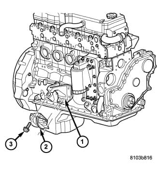 Factory diagram — Engine Mount Insulator - Removal