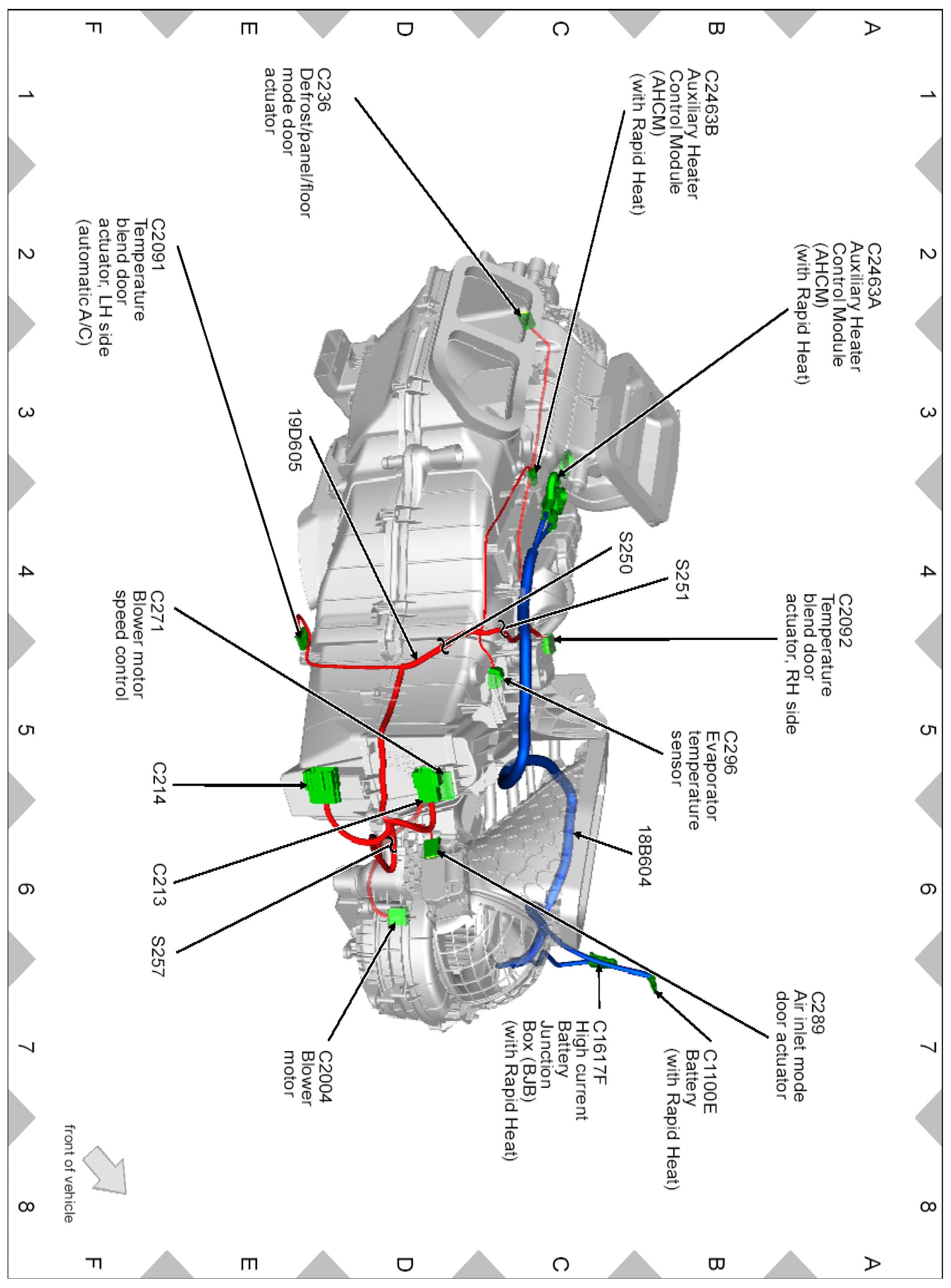 Factory diagram — Blower Motor