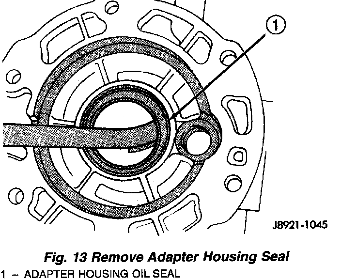Factory diagram — Extension Housing Seal Replacement