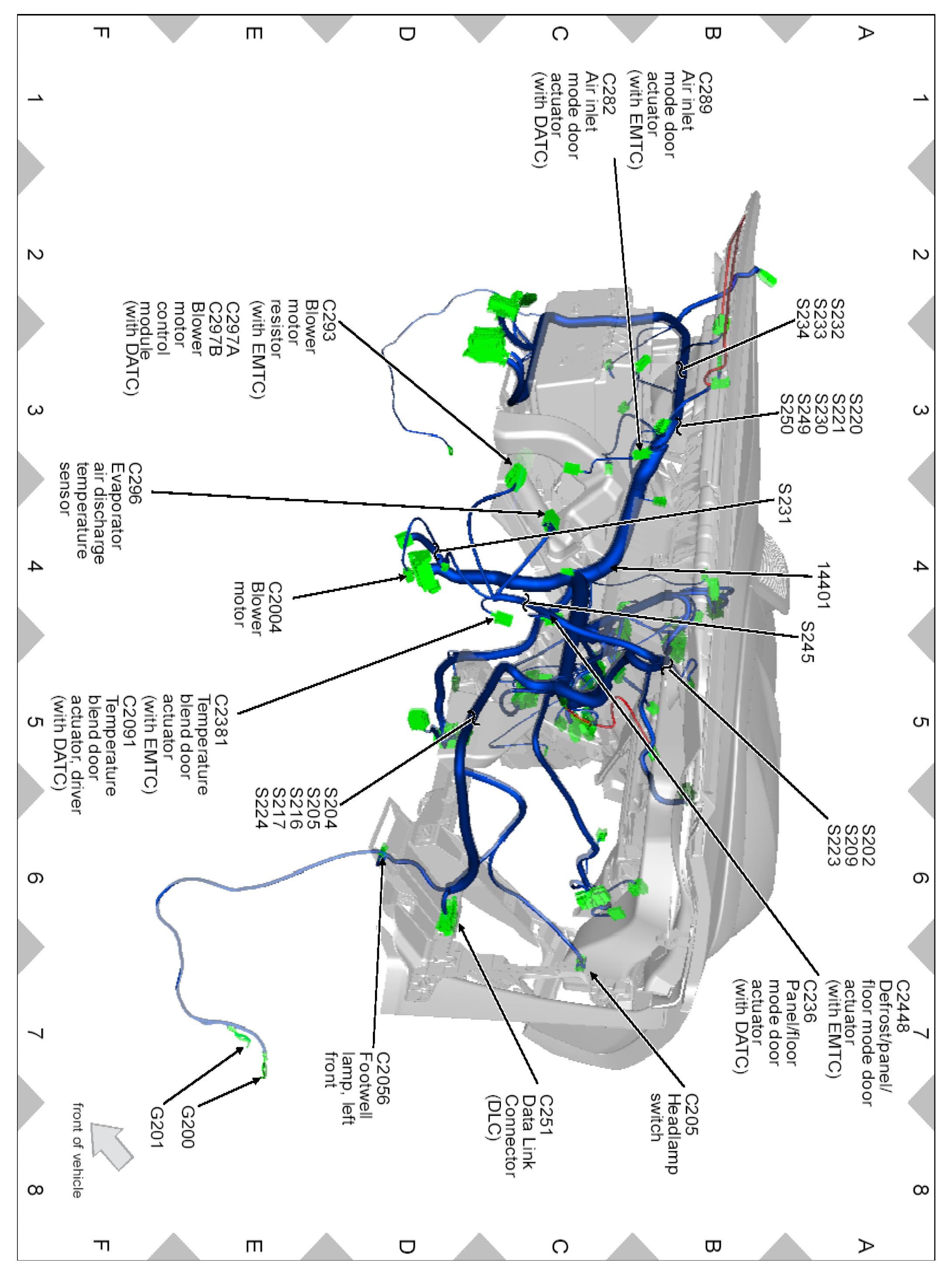 Factory diagram — Headlamp Switch
