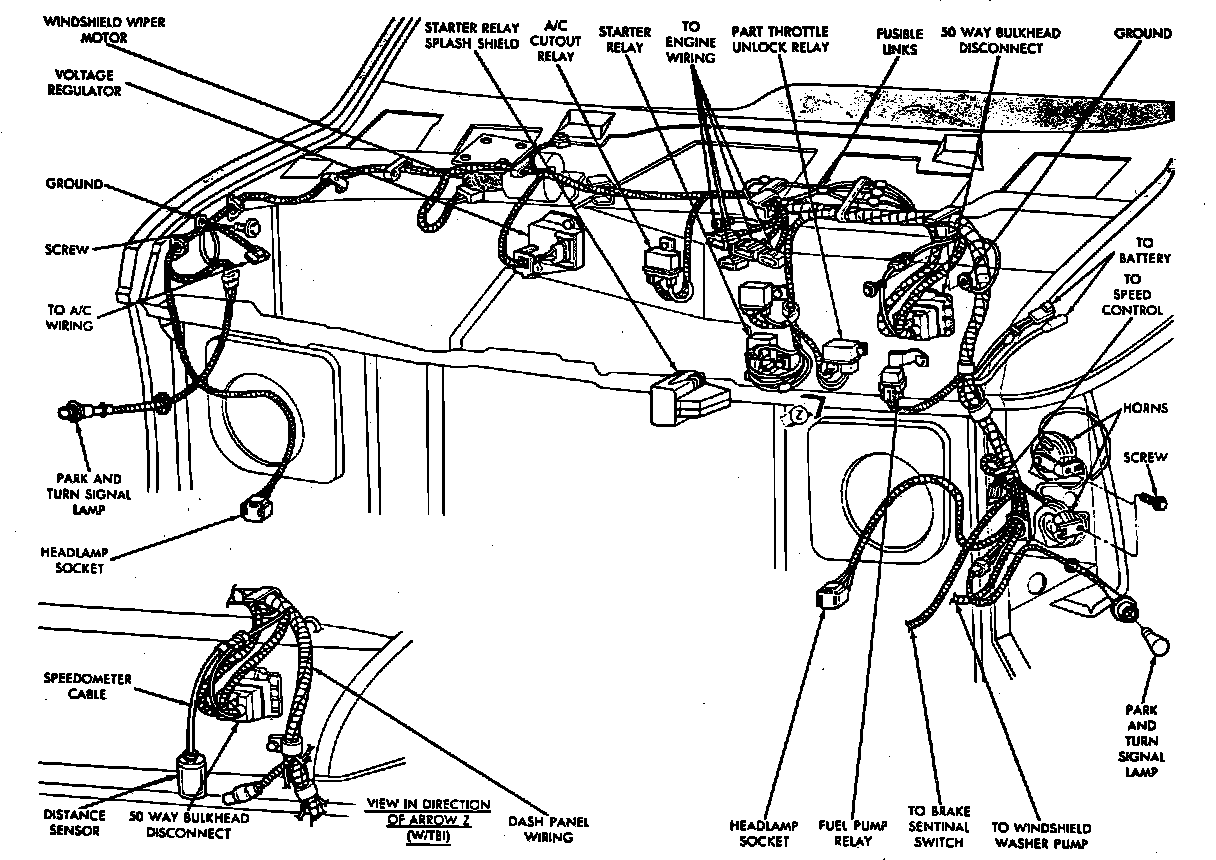 Factory diagram — Fuel Pump Relay