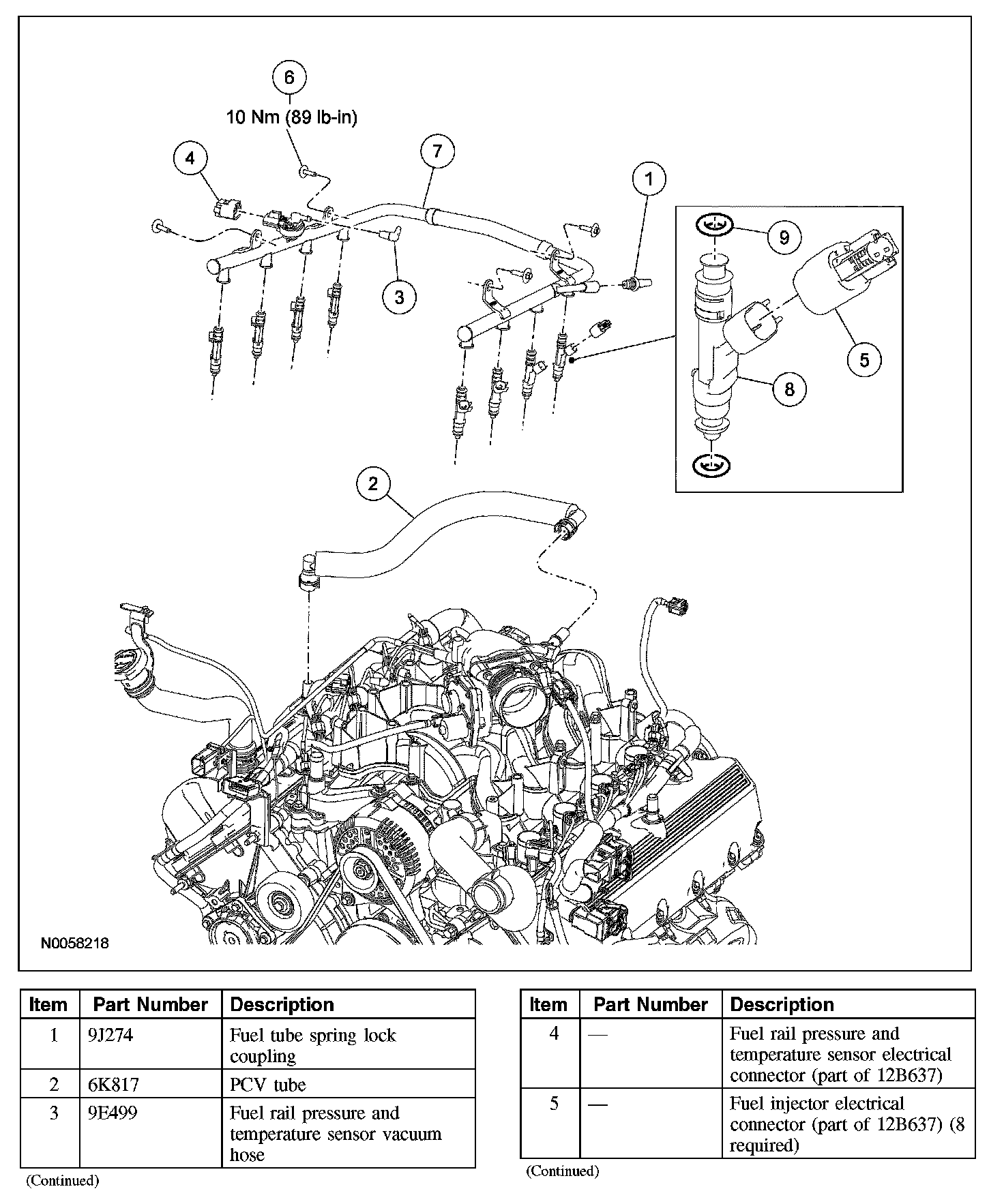 Factory diagram — Fuel Injector