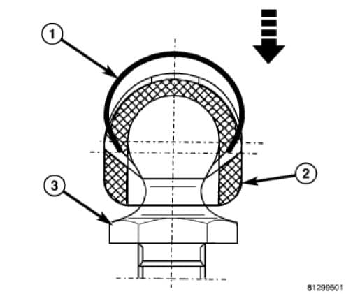 Factory diagram — Trunk / Liftgate Shock / Support