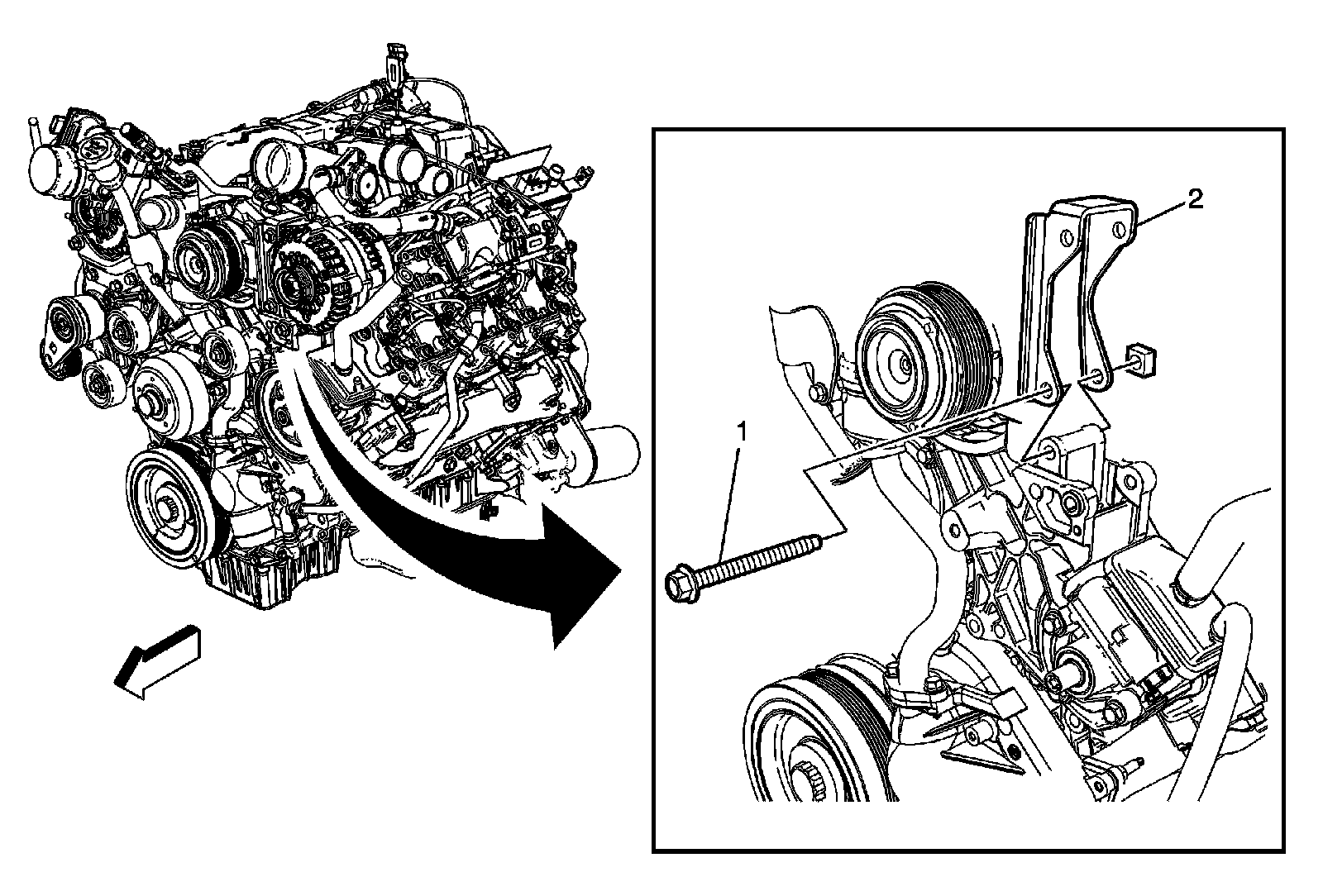 Factory diagram — Alternator
