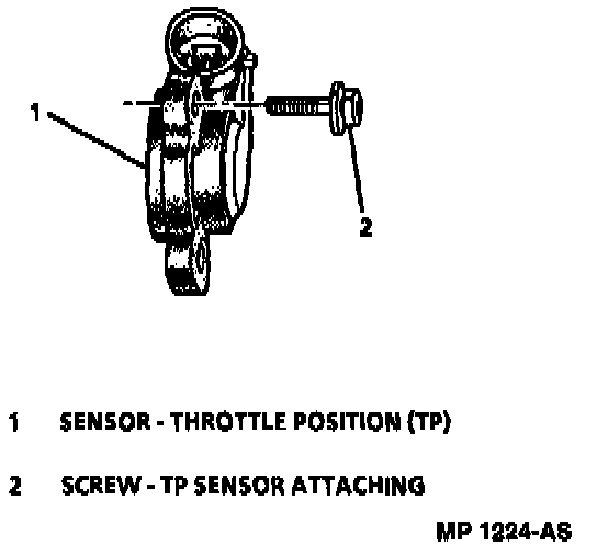Factory diagram — Throttle Position Sensor