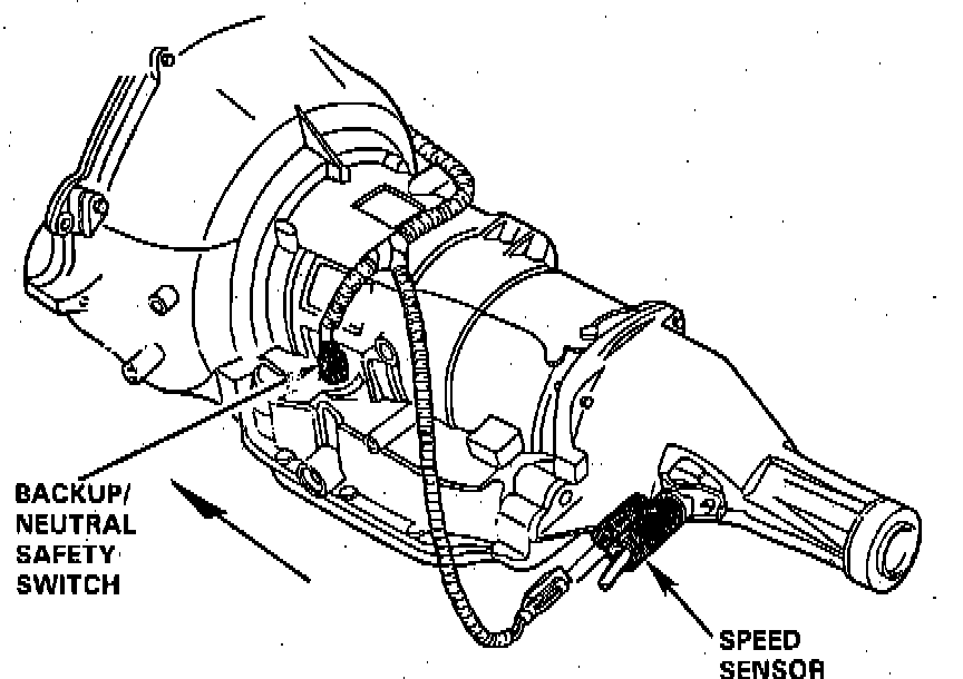 Factory diagram — Backup Lamp Switch