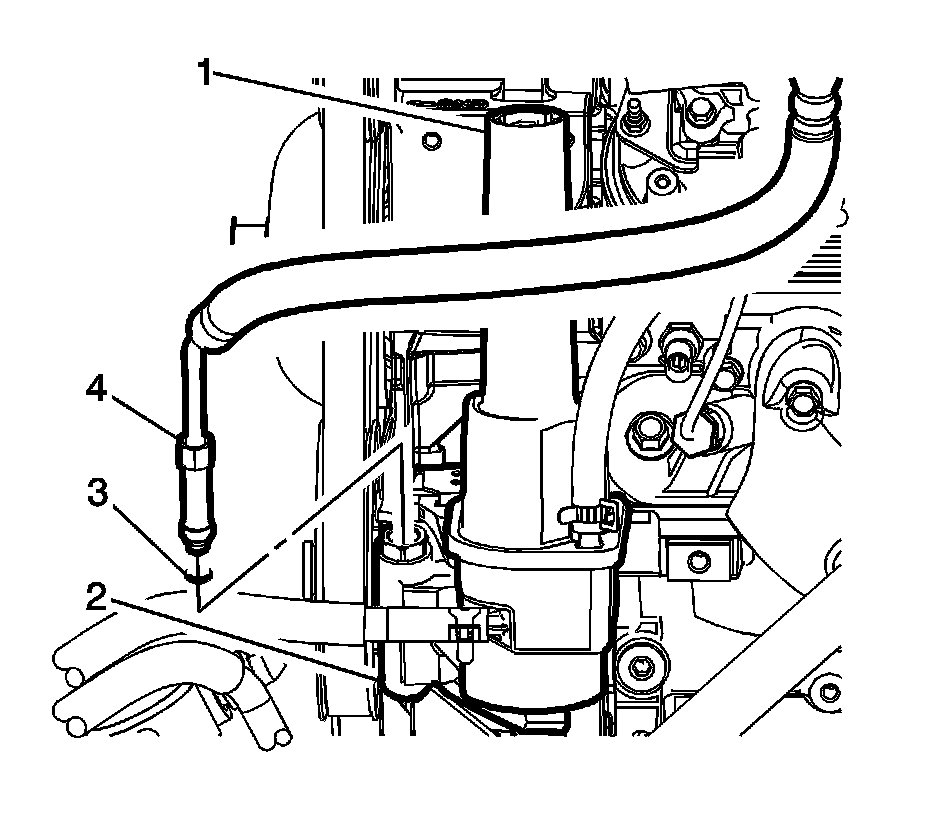 Factory diagram — Power Steering Line/Hose