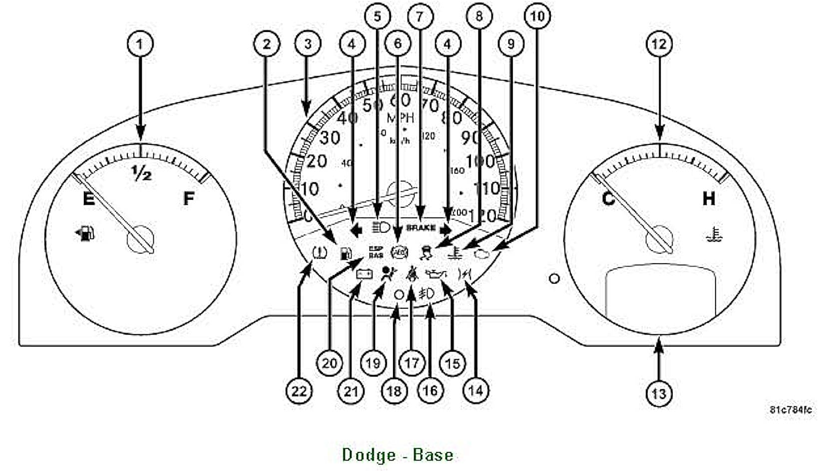 Factory diagram — Instrument Cluster / Carrier