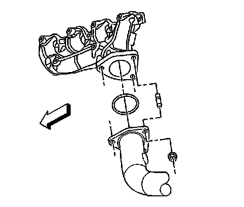 Factory diagram — Exhaust Manifold