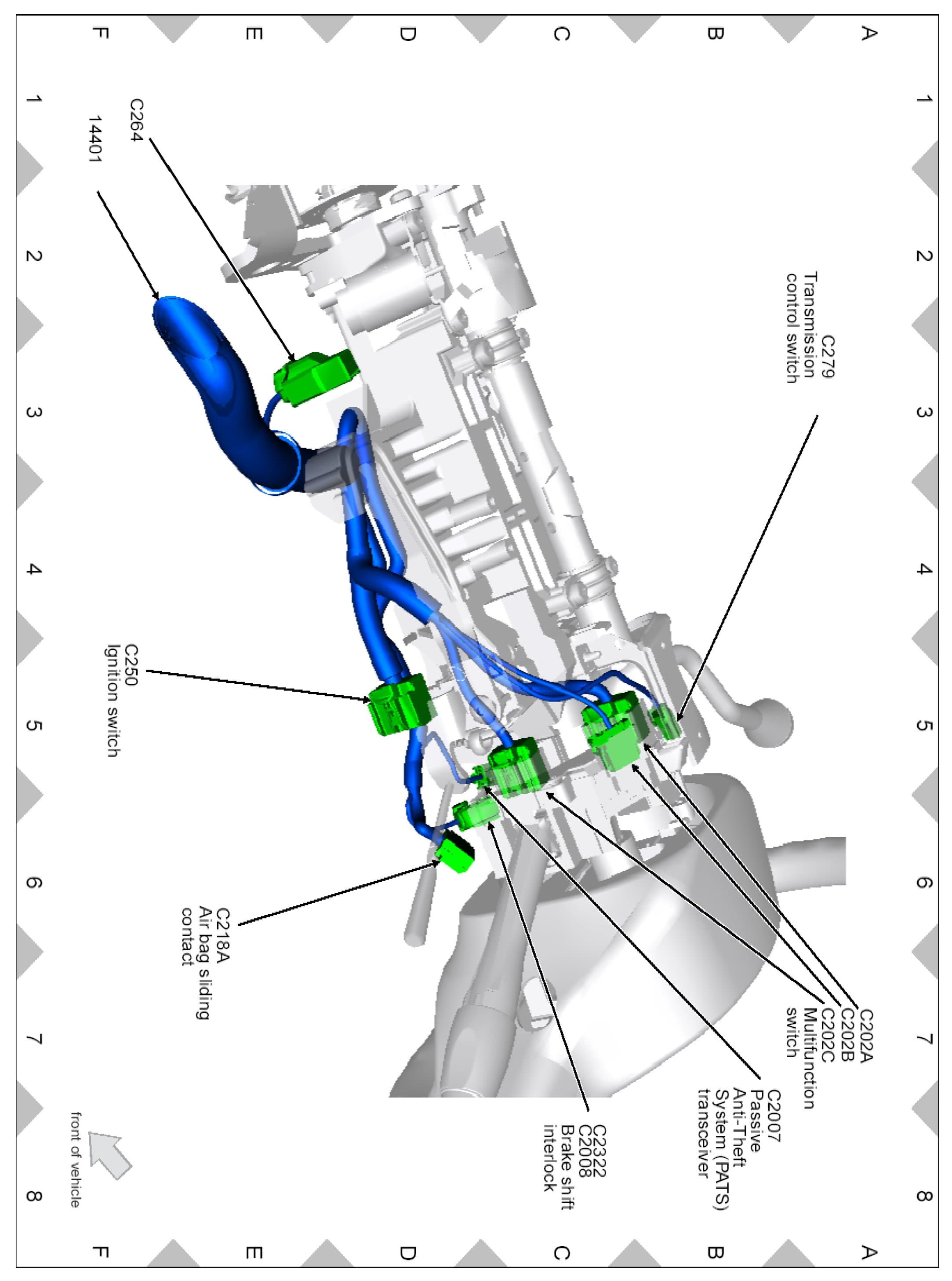 Factory diagram — Turn Signal Switch