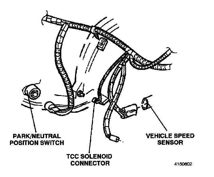 Factory diagram — Neutral Safety Switch