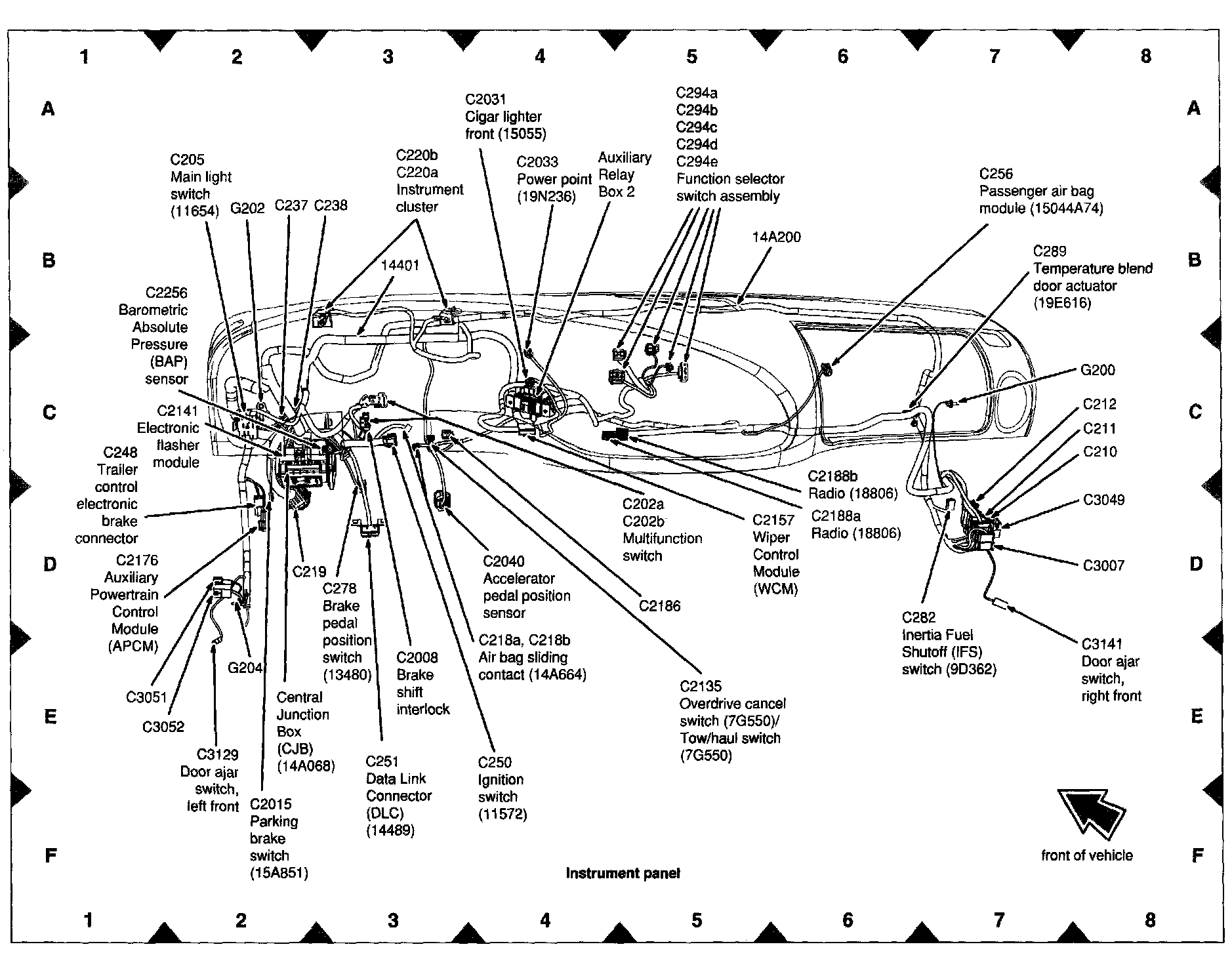 Factory diagram — Engine Control Module