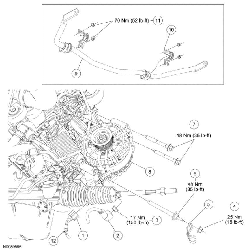 Factory diagram — Alternator