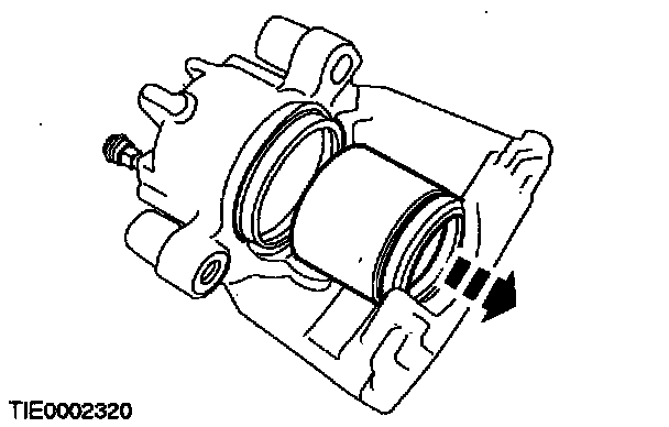 Factory diagram — Brake Caliper