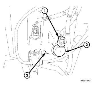 Factory diagram — Washer Fluid Level Switch