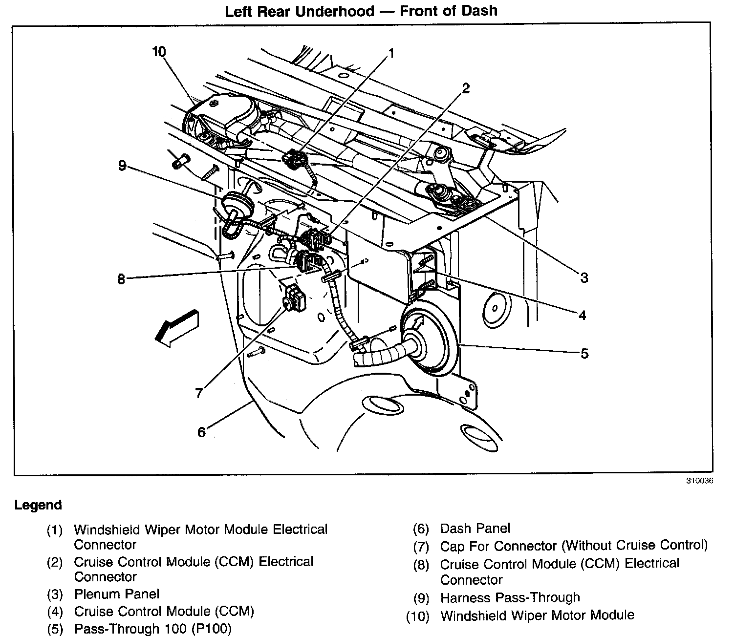 Factory diagram — Wiper Motor