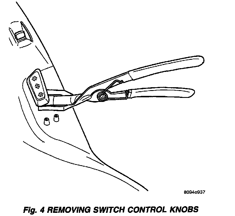 Factory diagram — Power Seat Switch