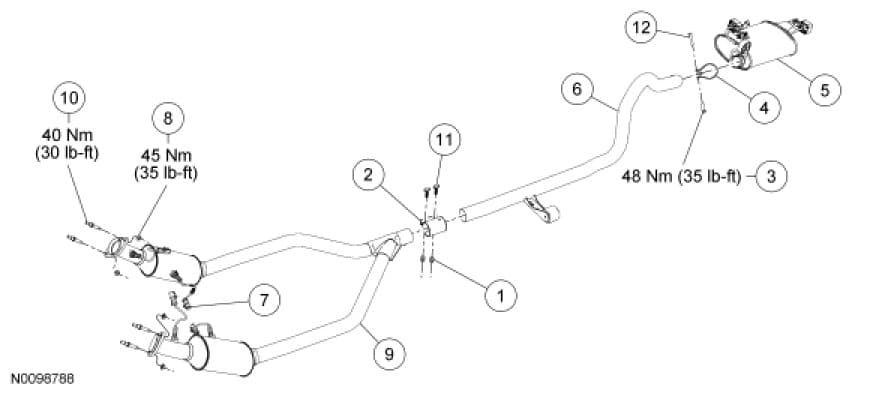 Factory diagram — Muffler