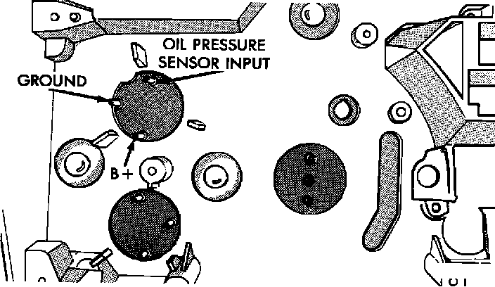 Factory diagram — Oil Pressure Gauge