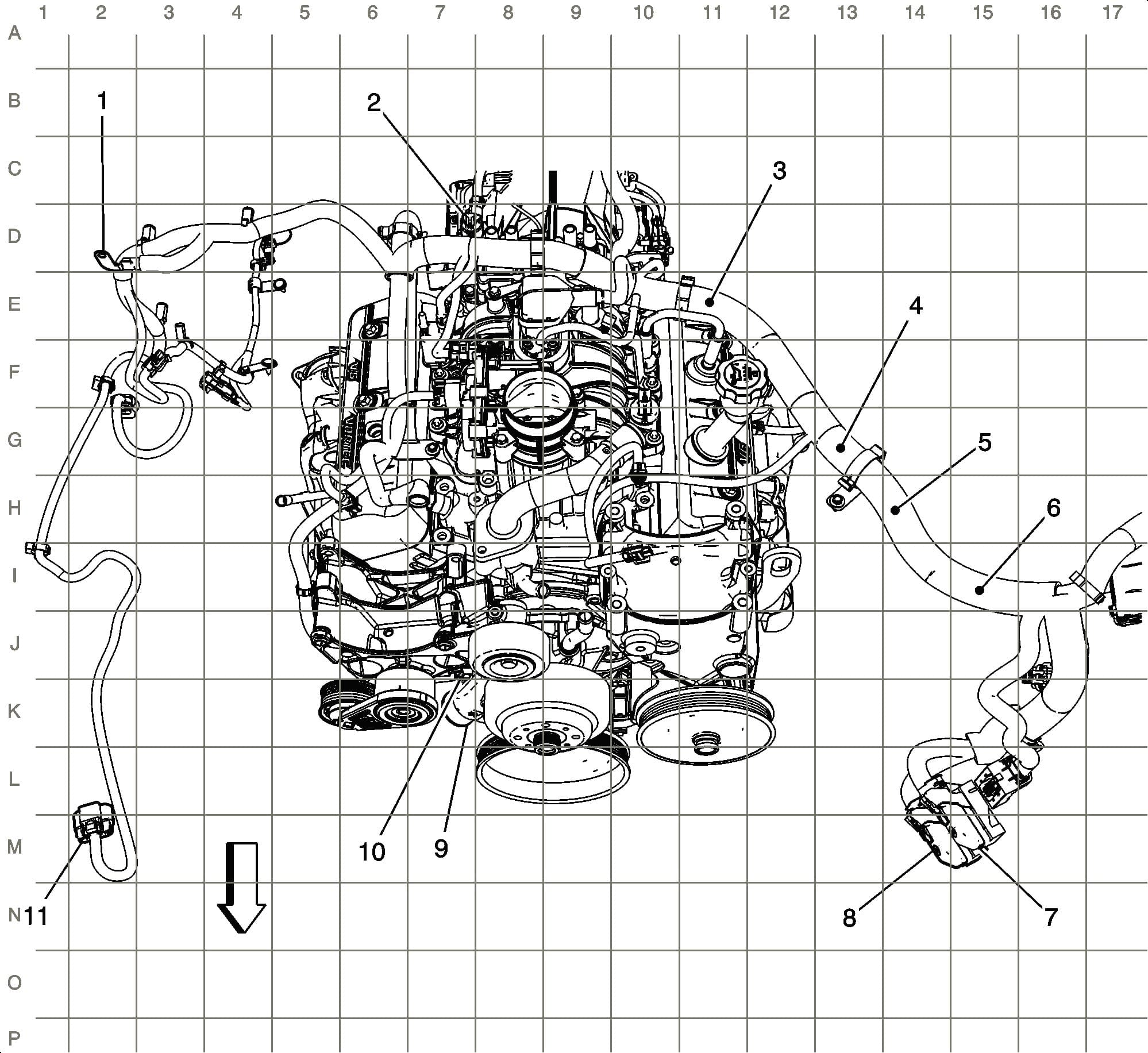 Factory diagram — Air Flow Meter/Sensor