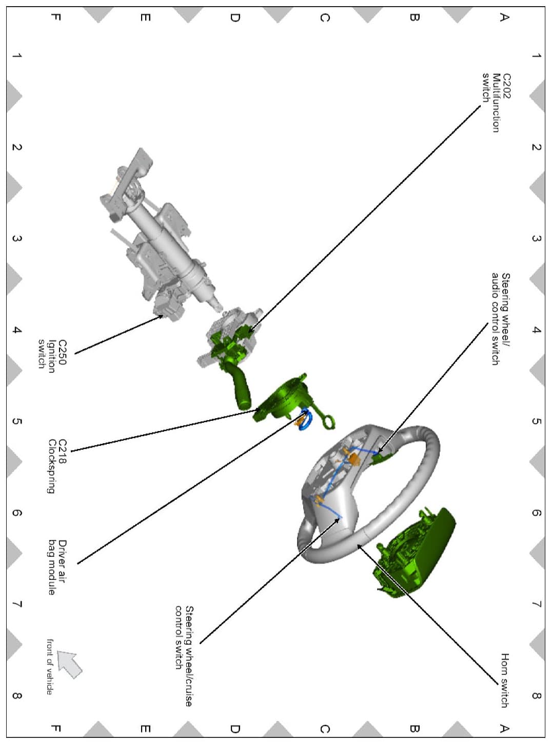 Factory diagram — Headlamp Dimmer Switch