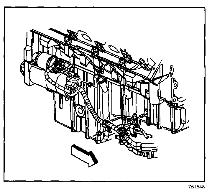 Factory diagram — Starter Motor