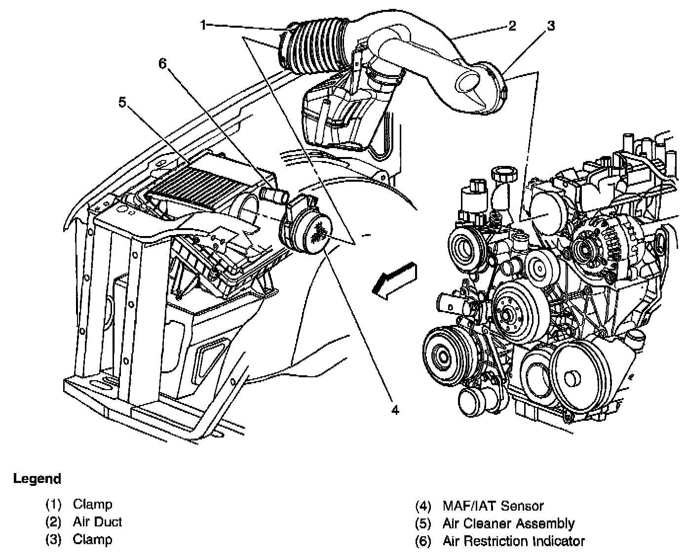 Factory diagram — Air Cleaner Housing