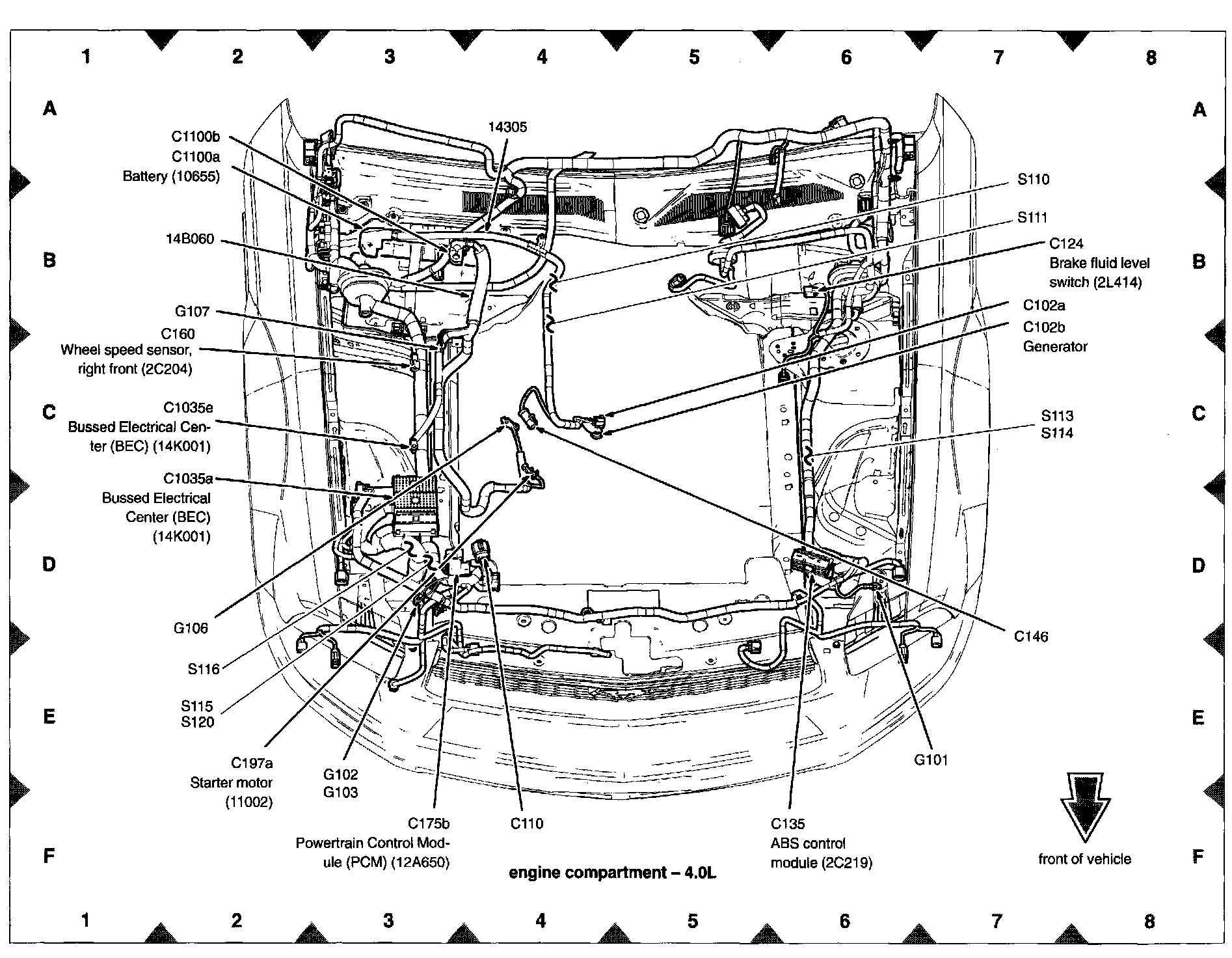 Factory diagram — Starter Motor