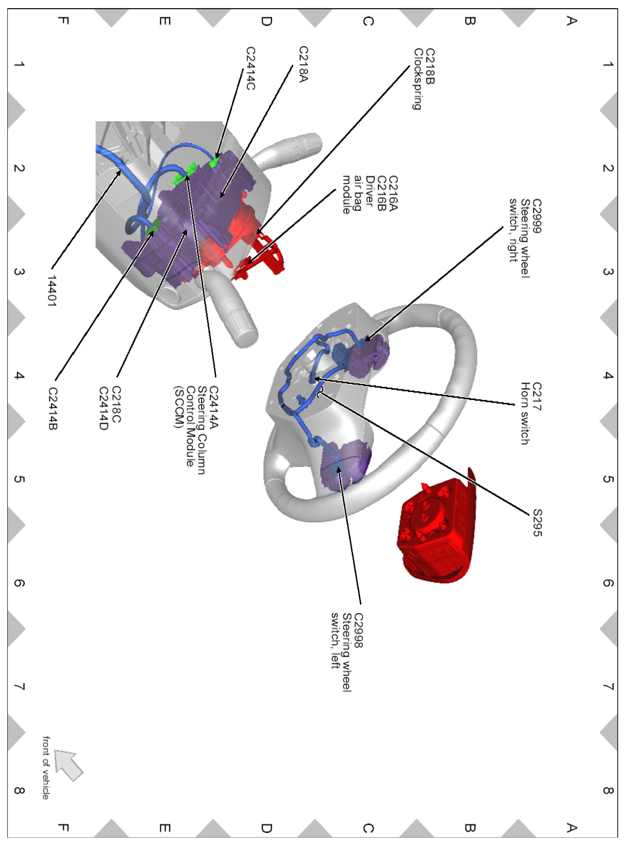Factory diagram — Horn Switch