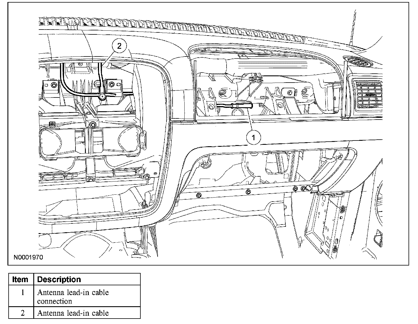 Factory diagram — Antenna Cable