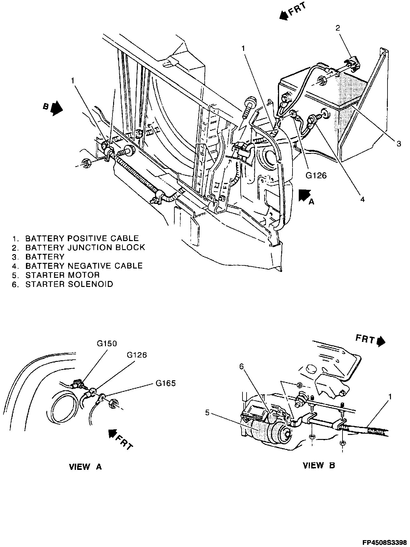 Factory diagram — Battery Cable