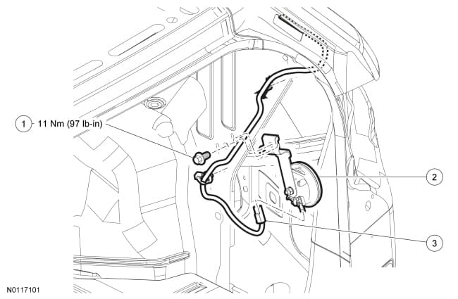 Factory diagram — Alarm Horn