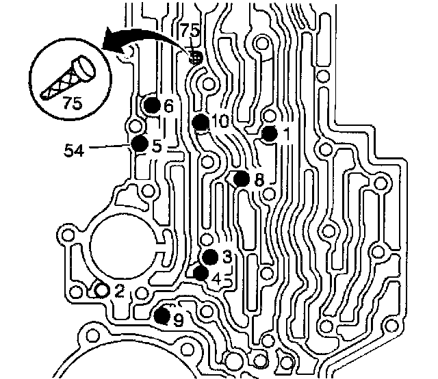 Factory diagram — Valve Body