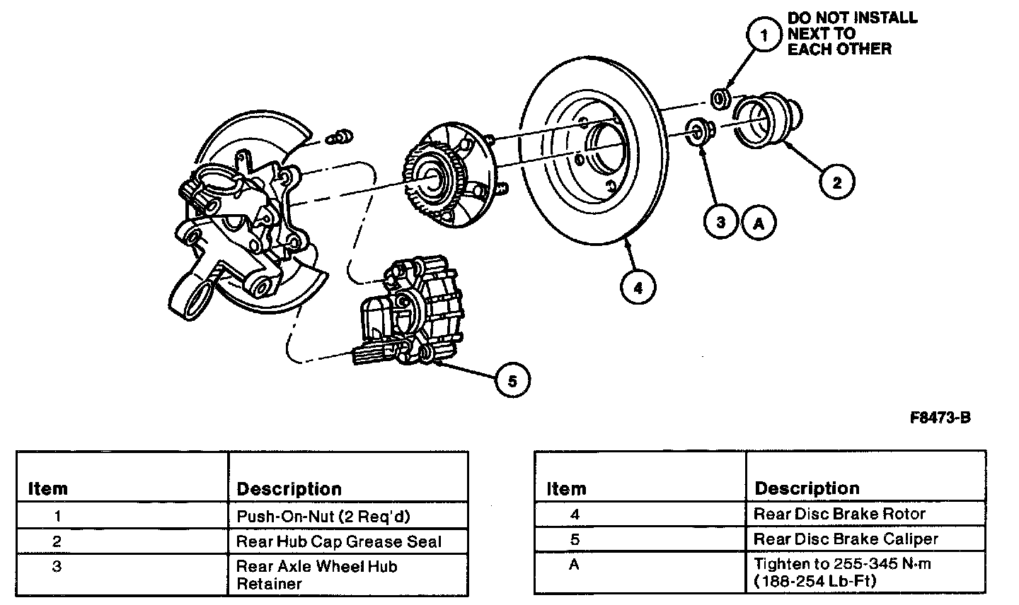 Factory diagram — Wheel Bearing