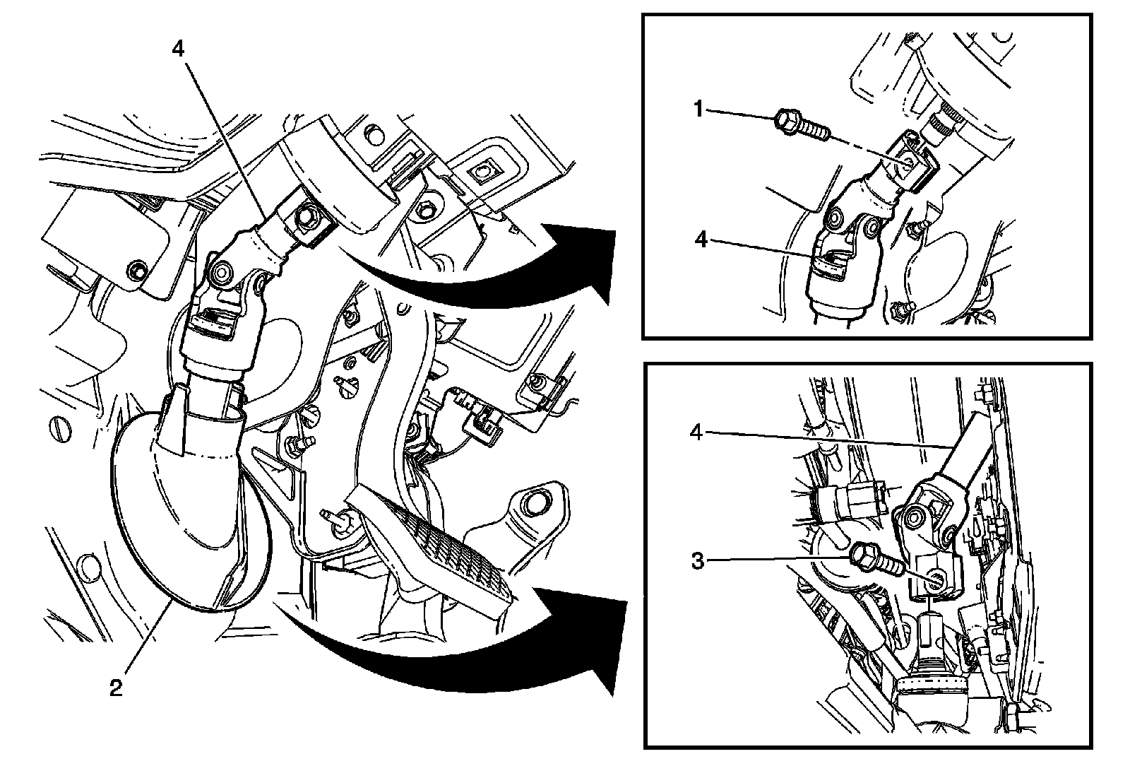 Factory diagram — Steering Shaft