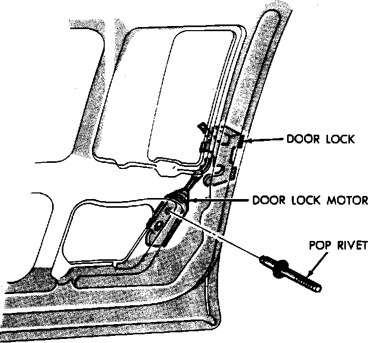 Factory diagram — Power Door Lock Actuator