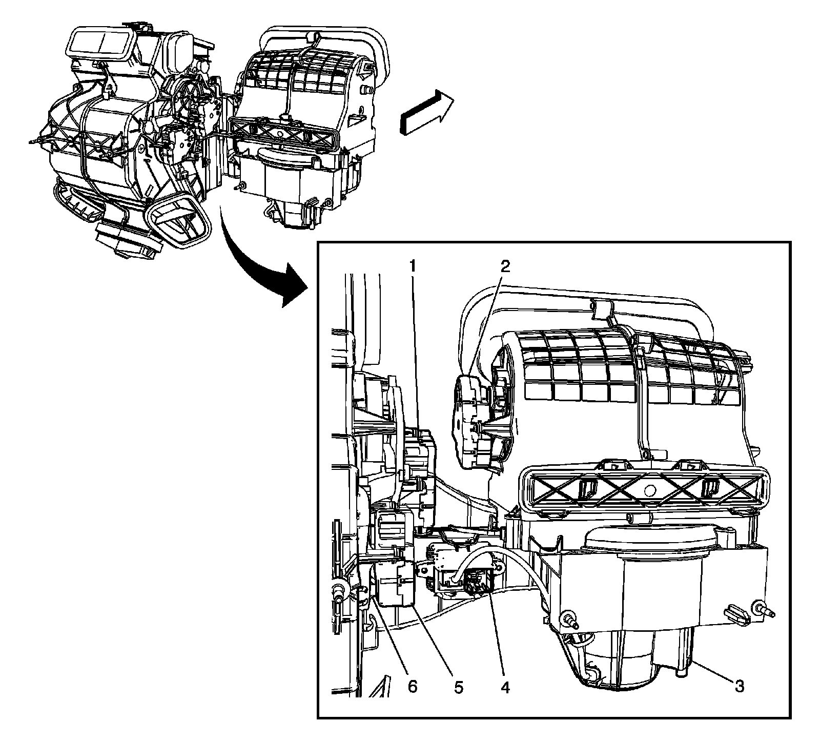 Factory diagram — Blower Motor