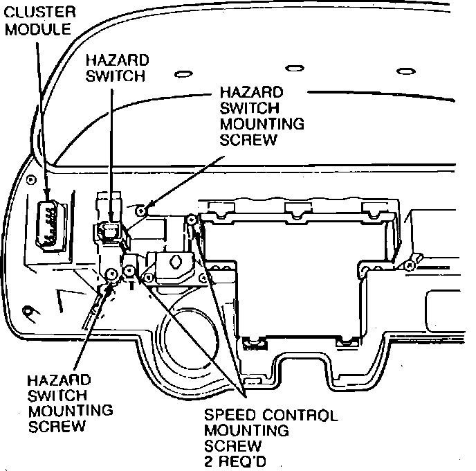 Factory diagram — Cruise Control Switch