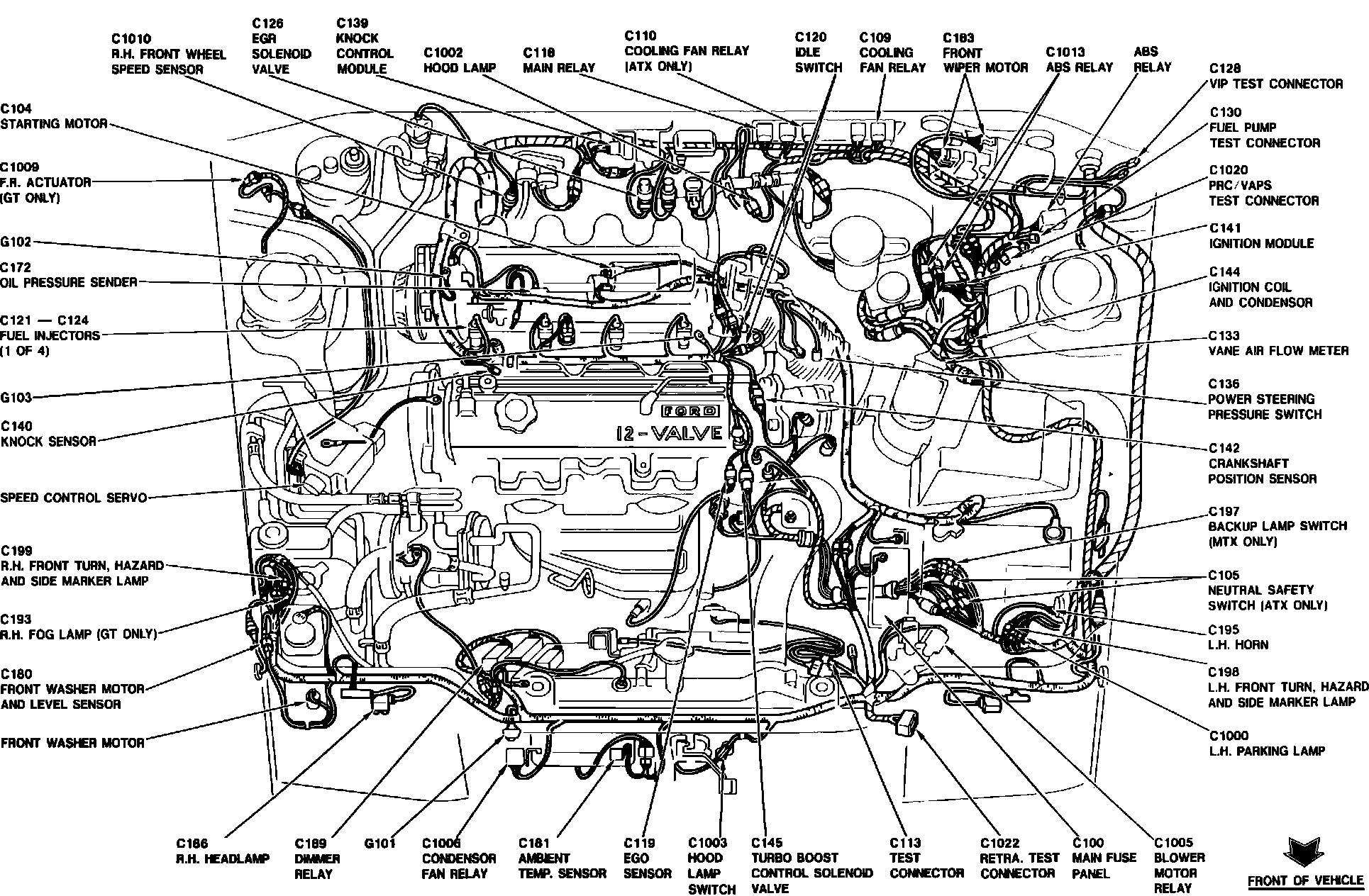 Factory diagram — Wiper Motor